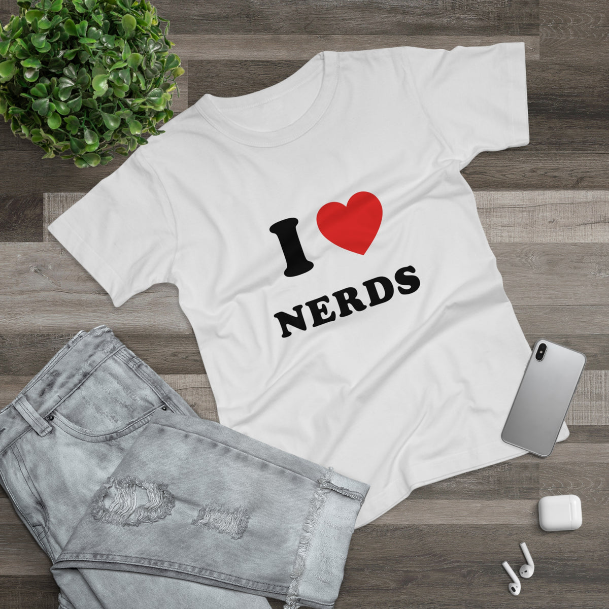 I Love Nerds T-Shirt — Women's Graphic Tee