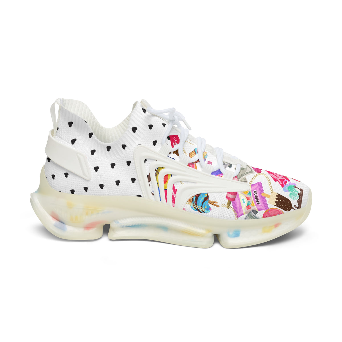White Candy Women's Mesh Sneakers Athletic Shoes