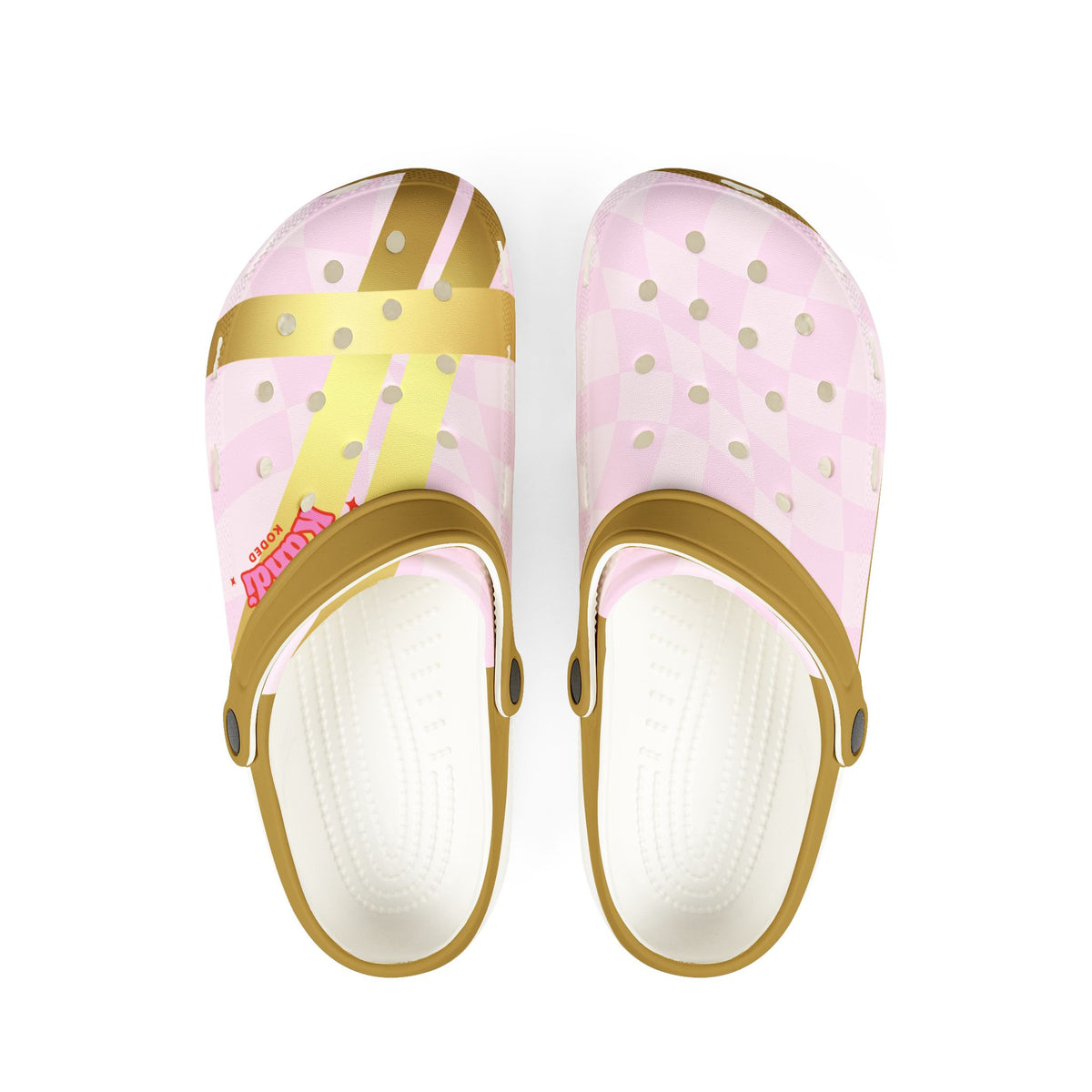 KK Designs- Clogs, Pink Clogs, Fun Patterned Shoes for Kids and Adults, Perfect for Summer, Beach, and Casual Wear