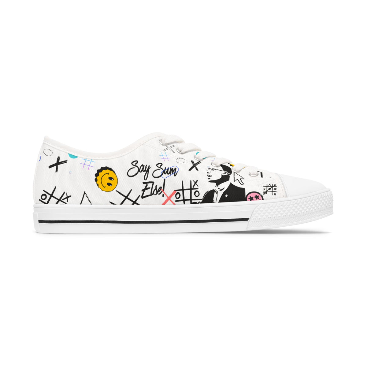 Say Sum Else!  — Malcom X Women’s Canvas Shoes