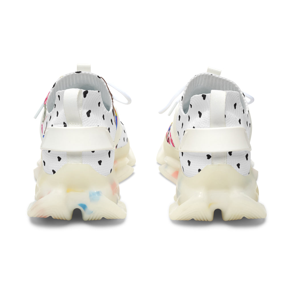 White Candy Women's Mesh Sneakers Athletic Shoes