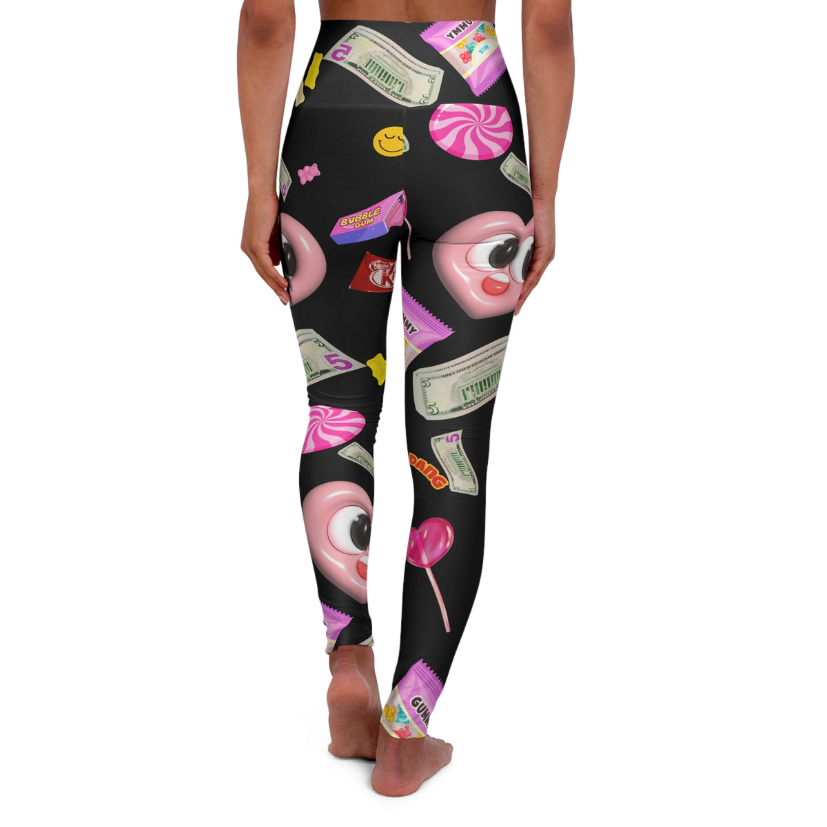 Midnight Candy- Yoga Leggings - Fun Activewear for Workout & Lounge, Perfect for Gifts, Fitness Enthusiasts, Yoga [...]