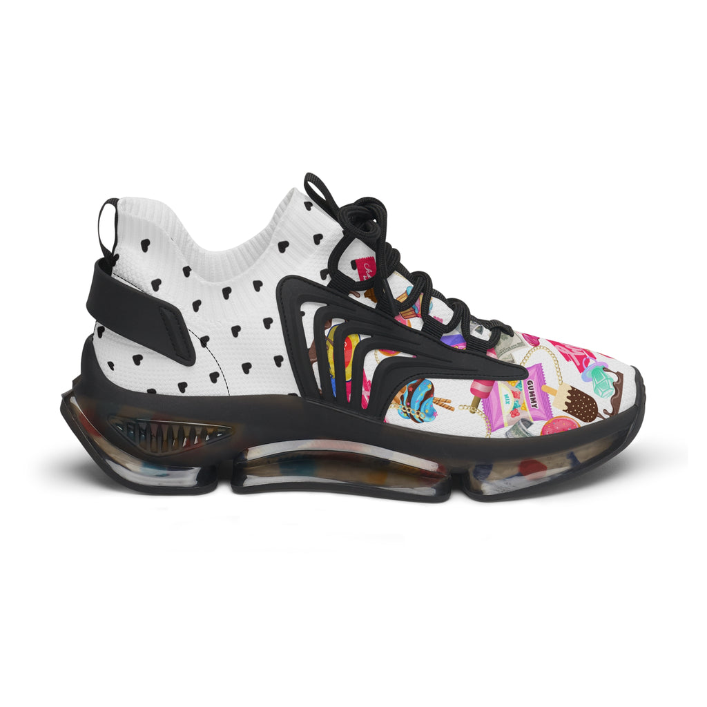 White Candy Women's Mesh Sneakers Athletic Shoes